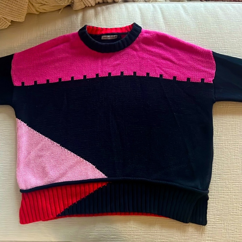 Zaket & Plover trim sweater